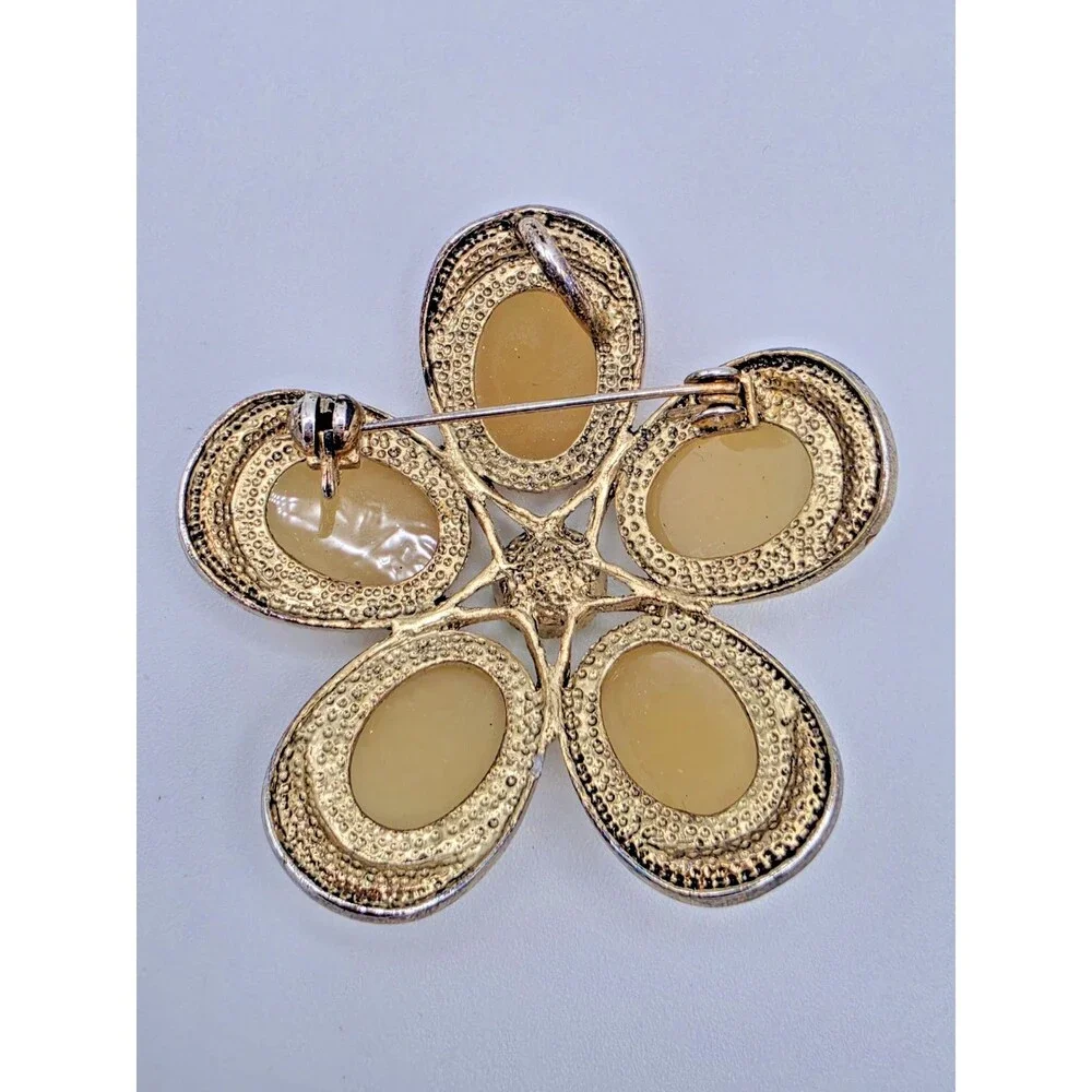 Unsigned Vintage flower can pendant